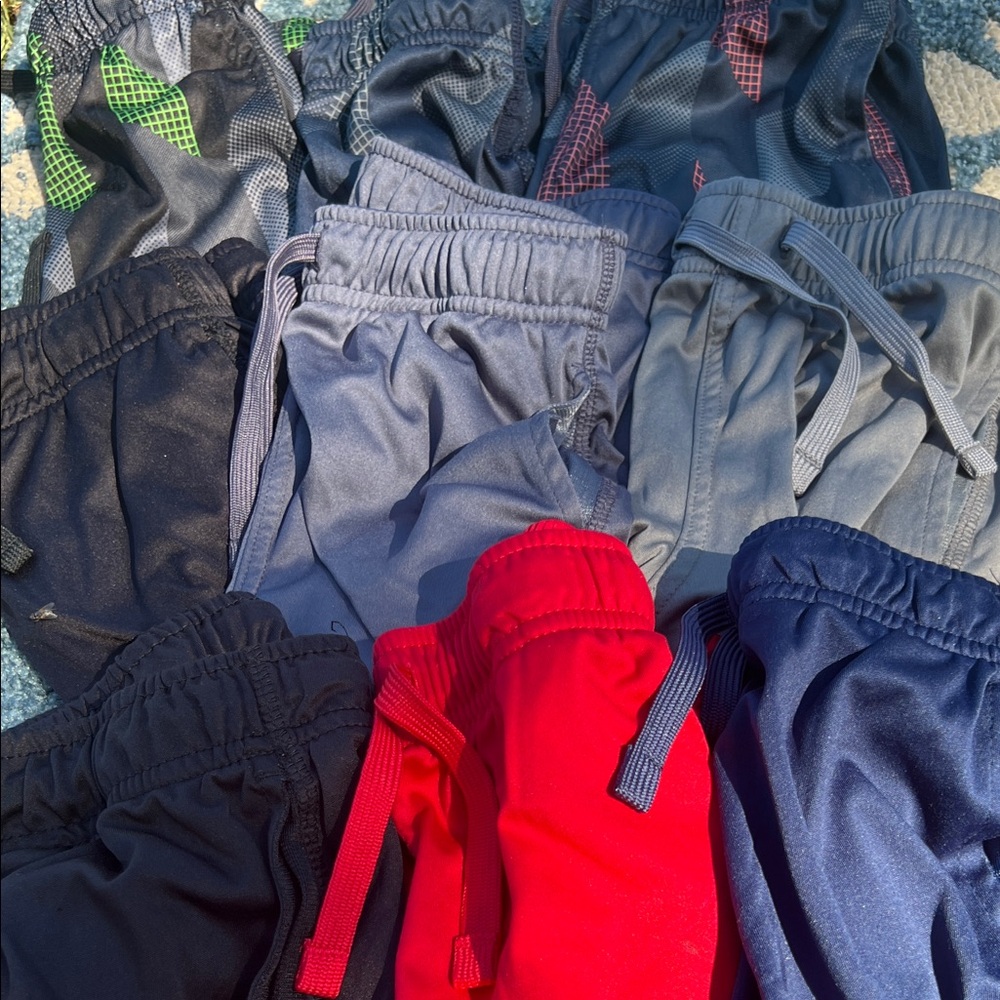 Athletic Works Kids Shorts - Red, Navy, Gray